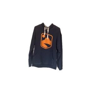 Ouray Mens Mountain Graphic Pullover Hoodie Medium Blue Gorpcore Hiking Outdoor